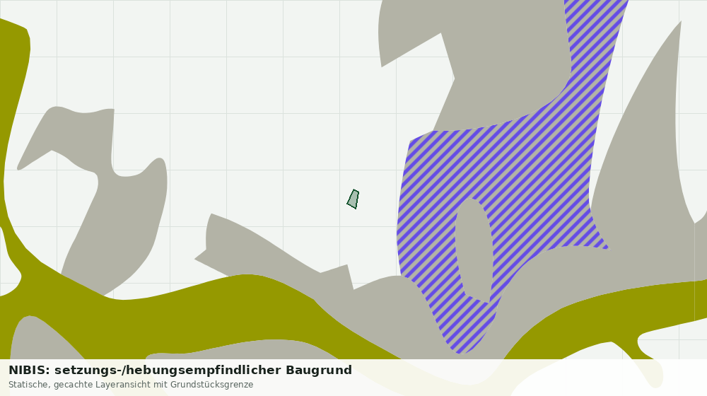 Statische Kartenansicht: NIBIS: setzungs-/hebungsempfindlicher Baugrund