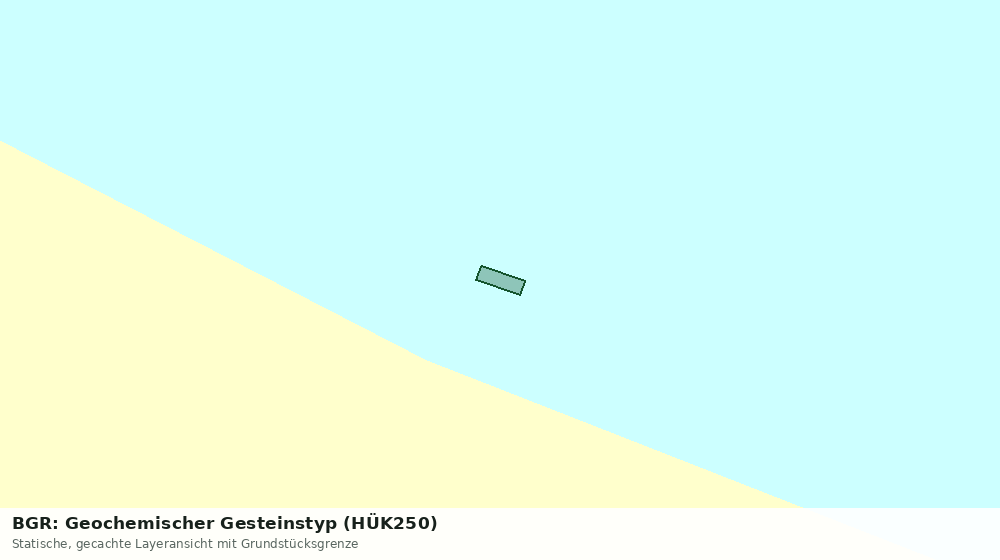 Statische Kartenansicht: BGR: Geochemischer Gesteinstyp (HÜK250)