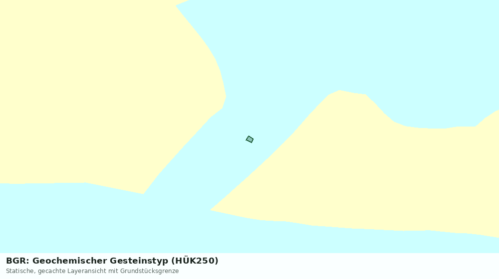 Statische Kartenansicht: BGR: Geochemischer Gesteinstyp (HÜK250)
