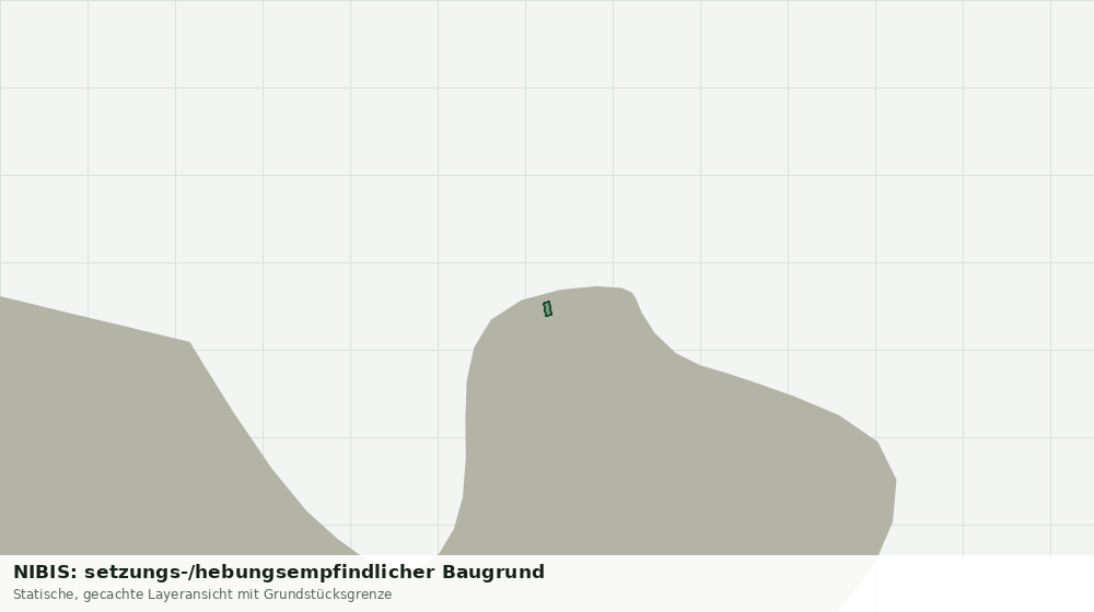 Statische Kartenansicht: NIBIS: setzungs-/hebungsempfindlicher Baugrund