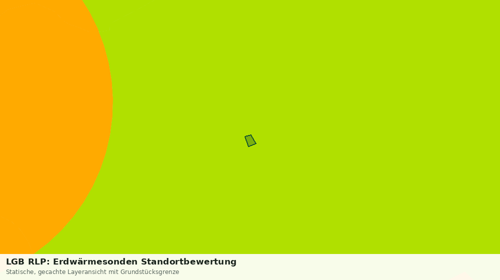 Statische Kartenansicht: LGB RLP: Erdwärmesonden Standortbewertung