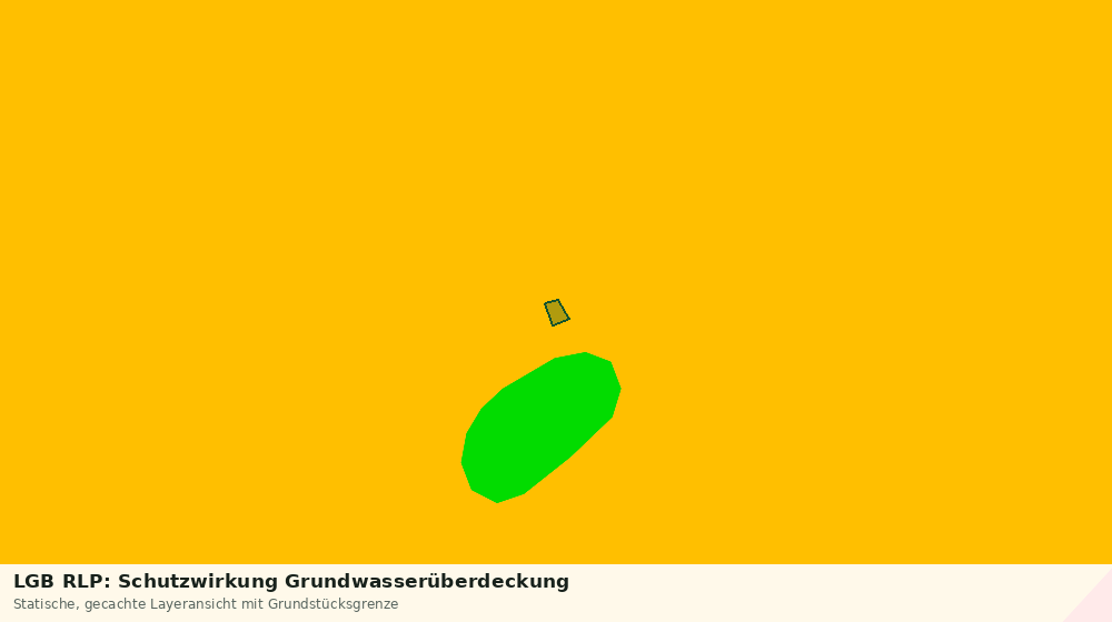 Statische Kartenansicht: LGB RLP: Schutzwirkung Grundwasserüberdeckung