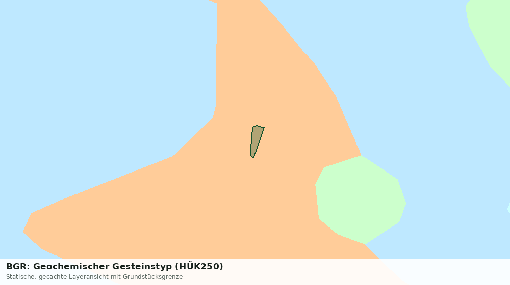 Statische Kartenansicht: BGR: Geochemischer Gesteinstyp (HÜK250)