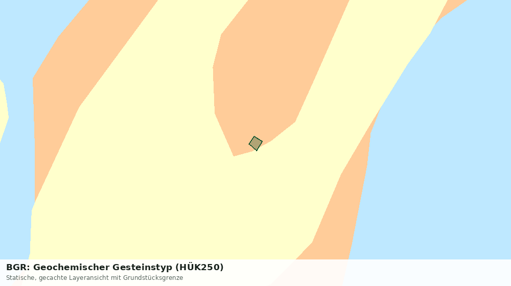 Statische Kartenansicht: BGR: Geochemischer Gesteinstyp (HÜK250)
