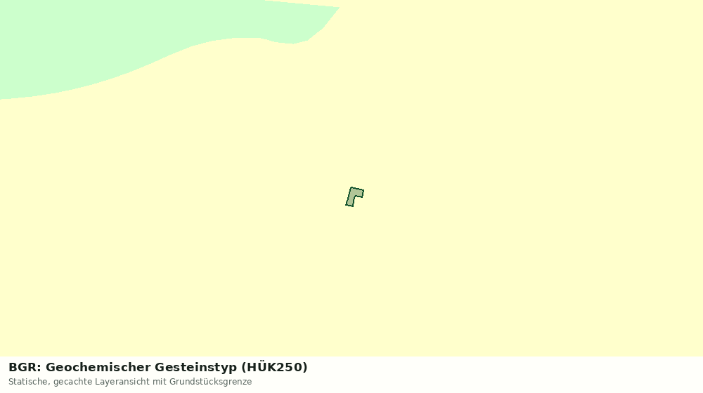 Statische Kartenansicht: BGR: Geochemischer Gesteinstyp (HÜK250)