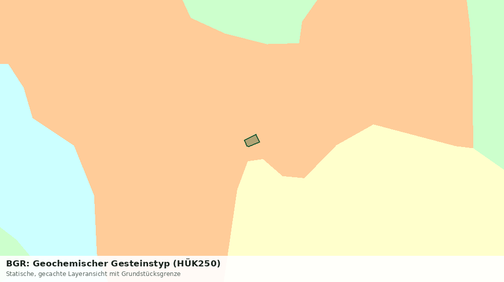 Statische Kartenansicht: BGR: Geochemischer Gesteinstyp (HÜK250)
