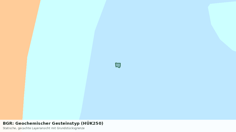 Statische Kartenansicht: BGR: Geochemischer Gesteinstyp (HÜK250)