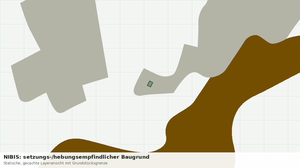 Statische Kartenansicht: NIBIS: setzungs-/hebungsempfindlicher Baugrund