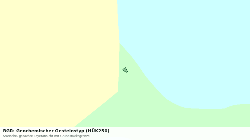 Statische Kartenansicht: BGR: Geochemischer Gesteinstyp (HÜK250)
