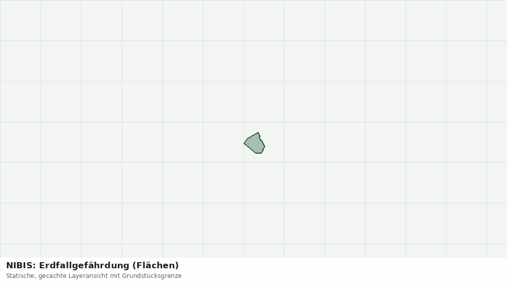 Statische Kartenansicht: NIBIS: Erdfallgefährdung (Flächen)