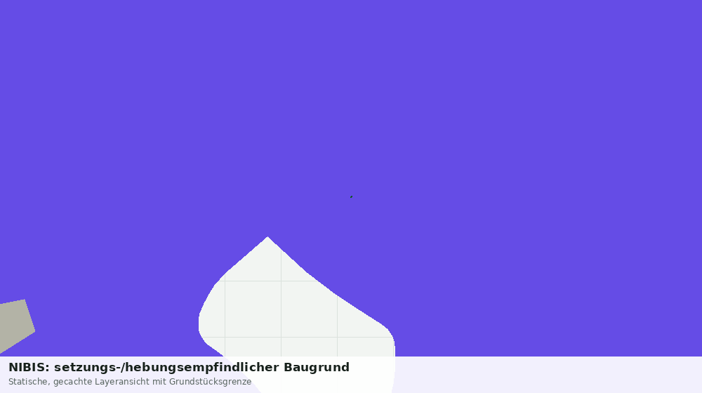 Statische Kartenansicht: NIBIS: setzungs-/hebungsempfindlicher Baugrund