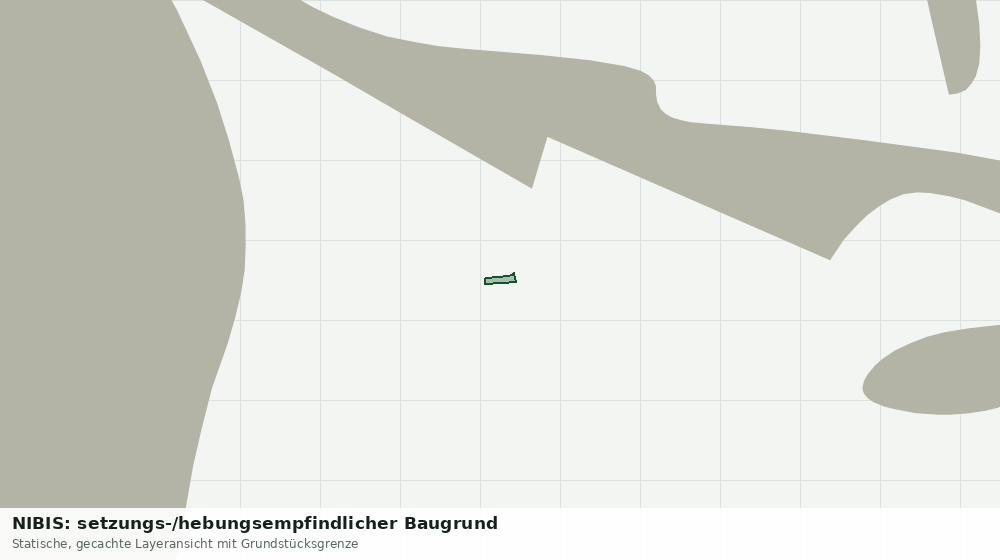 Statische Kartenansicht: NIBIS: setzungs-/hebungsempfindlicher Baugrund