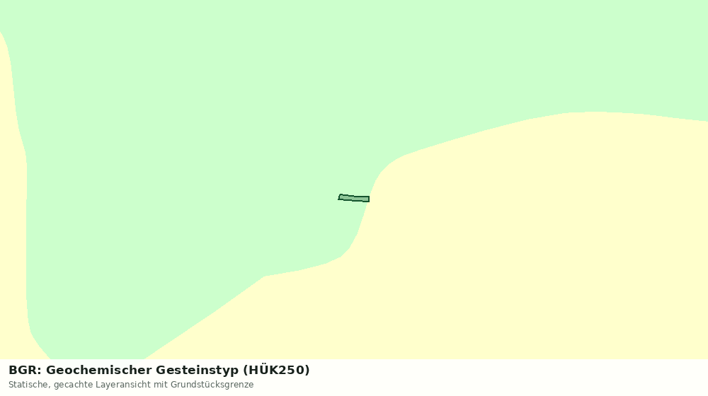 Statische Kartenansicht: BGR: Geochemischer Gesteinstyp (HÜK250)