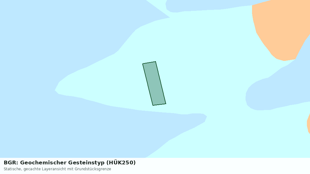 Statische Kartenansicht: BGR: Geochemischer Gesteinstyp (HÜK250)