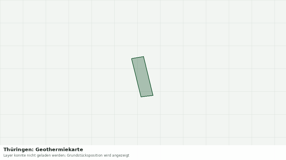 Statische Kartenansicht: Thüringen: Geothermiekarte