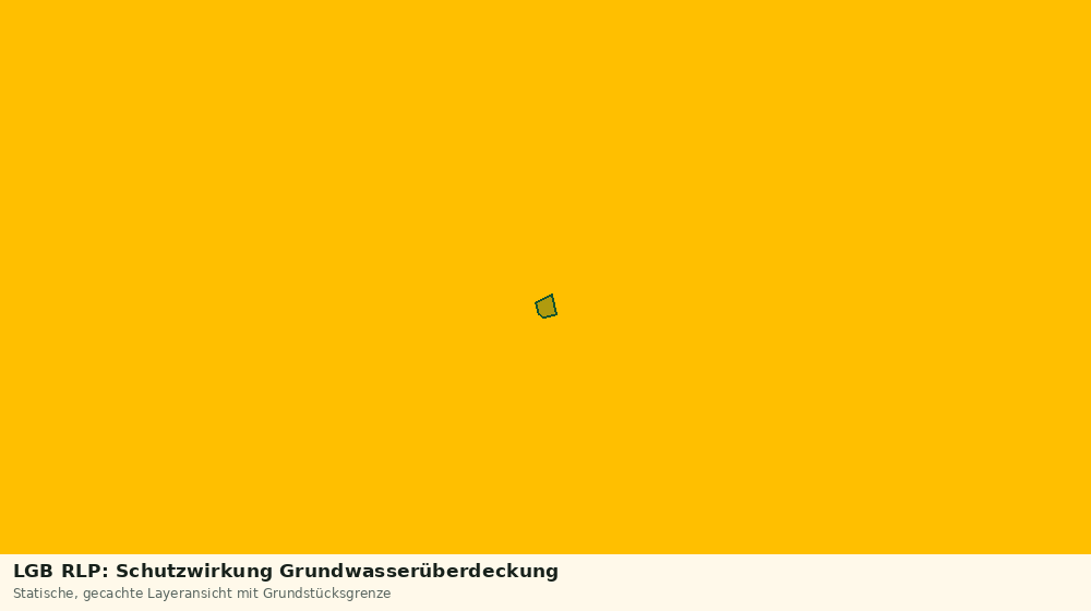 Statische Kartenansicht: LGB RLP: Schutzwirkung Grundwasserüberdeckung