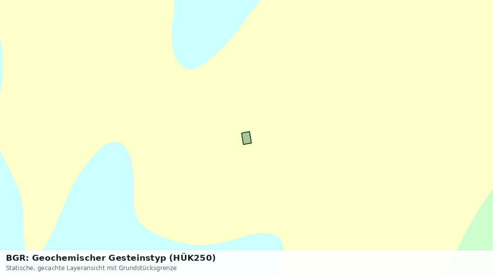 Statische Kartenansicht: BGR: Geochemischer Gesteinstyp (HÜK250)