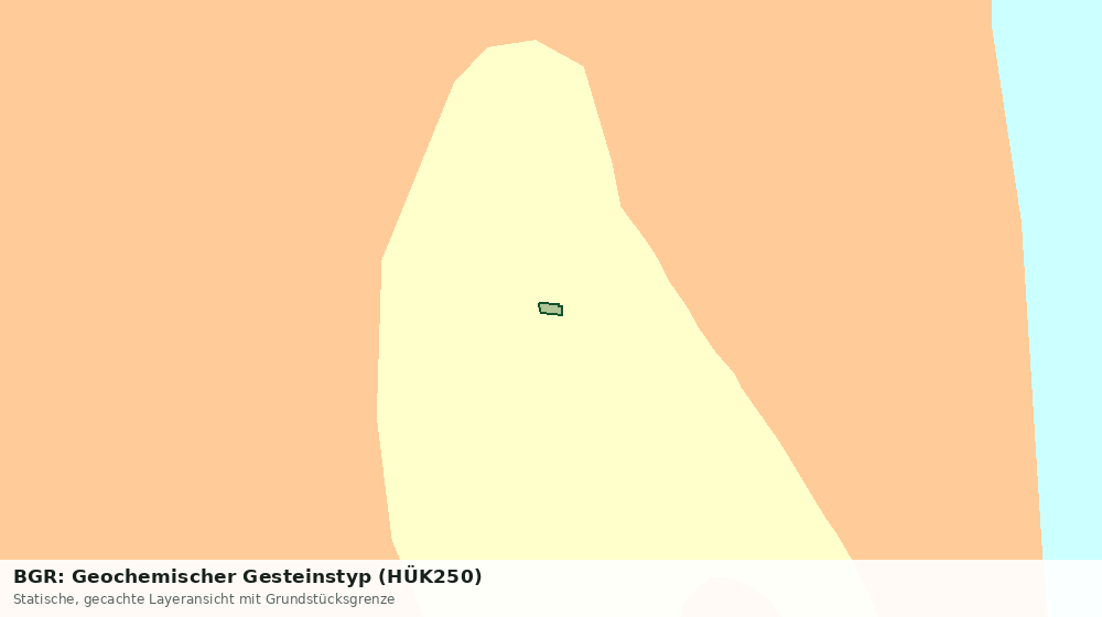 Statische Kartenansicht: BGR: Geochemischer Gesteinstyp (HÜK250)