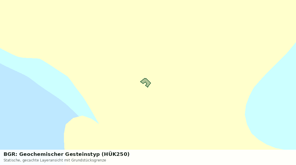 Statische Kartenansicht: BGR: Geochemischer Gesteinstyp (HÜK250)