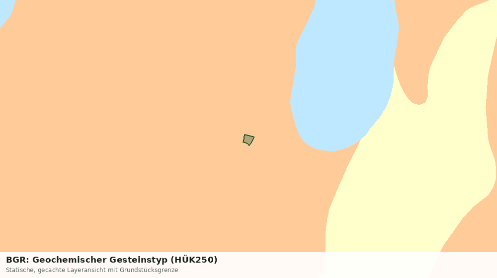 Statische Kartenansicht: BGR: Geochemischer Gesteinstyp (HÜK250)