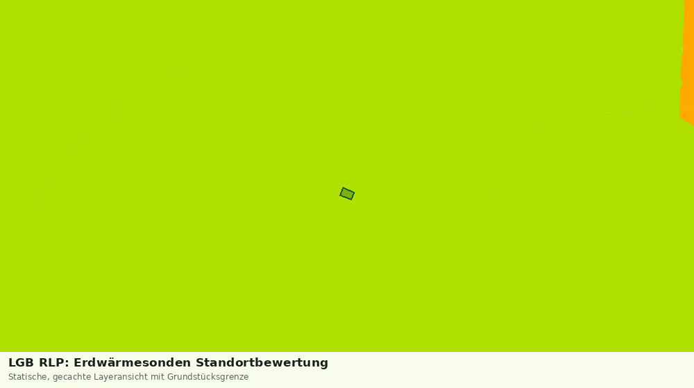 Statische Kartenansicht: LGB RLP: Erdwärmesonden Standortbewertung