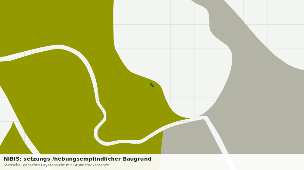 Statische Kartenansicht: NIBIS: setzungs-/hebungsempfindlicher Baugrund