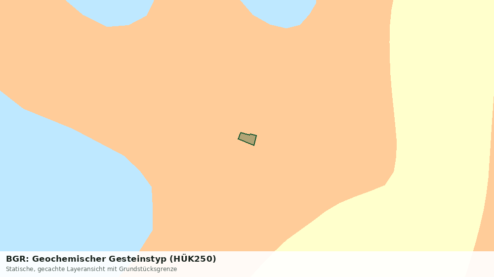 Statische Kartenansicht: BGR: Geochemischer Gesteinstyp (HÜK250)