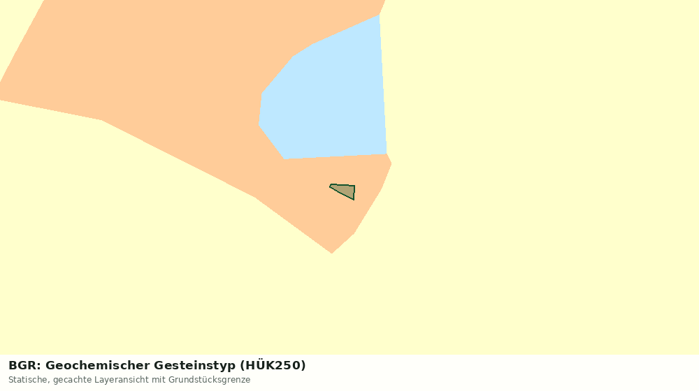 Statische Kartenansicht: BGR: Geochemischer Gesteinstyp (HÜK250)