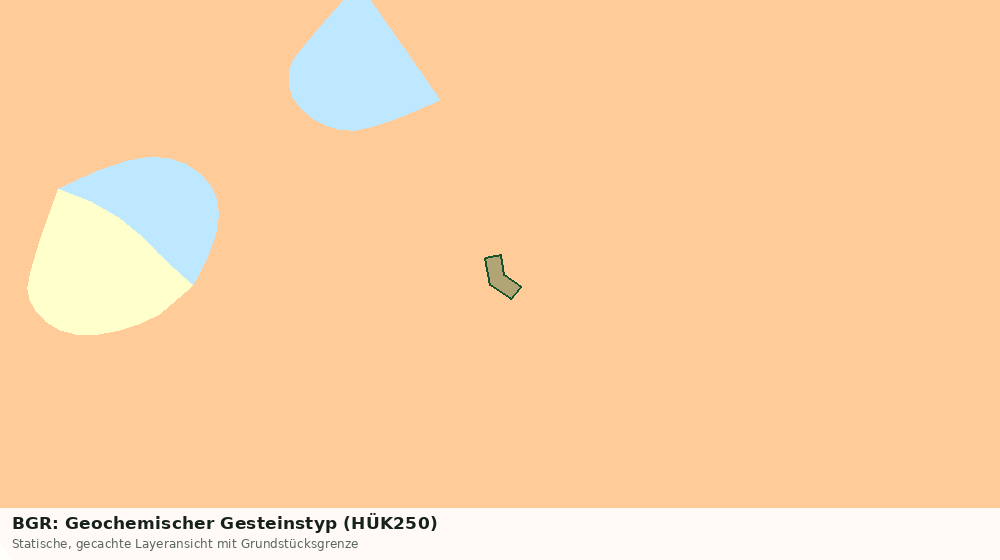 Statische Kartenansicht: BGR: Geochemischer Gesteinstyp (HÜK250)