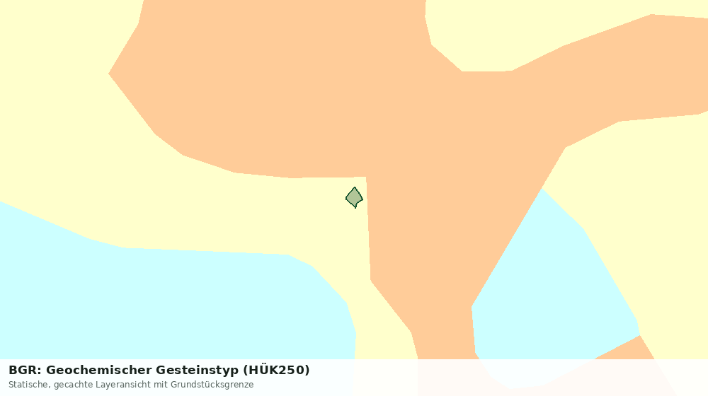 Statische Kartenansicht: BGR: Geochemischer Gesteinstyp (HÜK250)