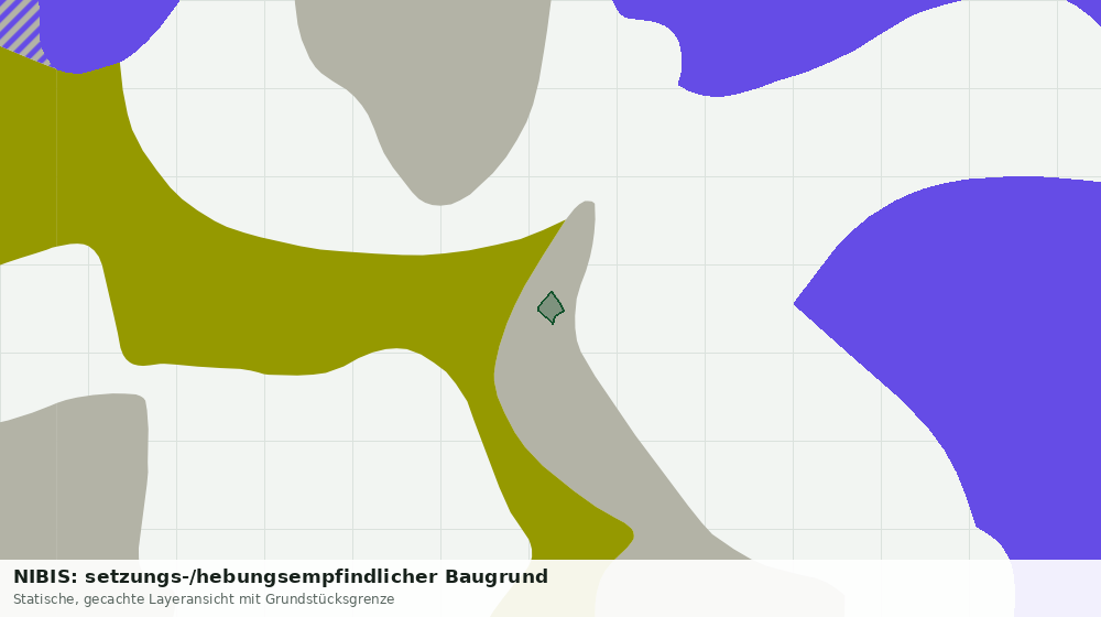 Statische Kartenansicht: NIBIS: setzungs-/hebungsempfindlicher Baugrund