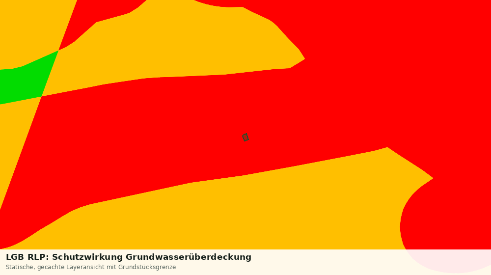 Statische Kartenansicht: LGB RLP: Schutzwirkung Grundwasserüberdeckung