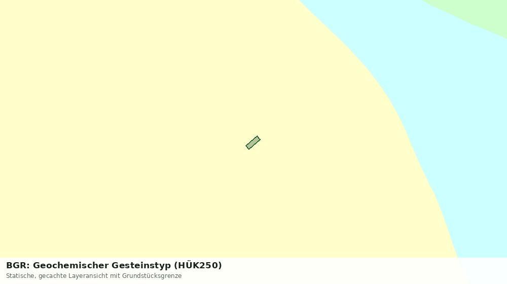 Statische Kartenansicht: BGR: Geochemischer Gesteinstyp (HÜK250)