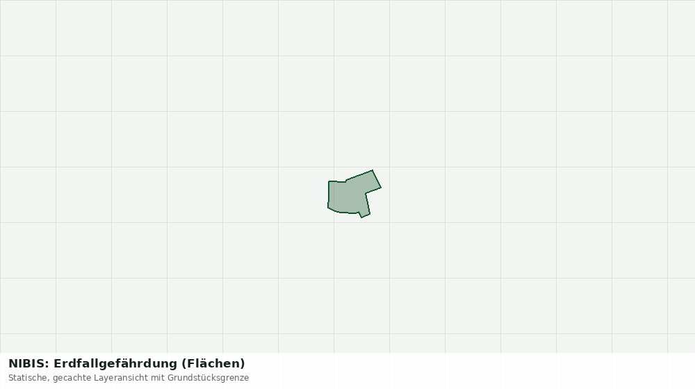 Statische Kartenansicht: NIBIS: Erdfallgefährdung (Flächen)