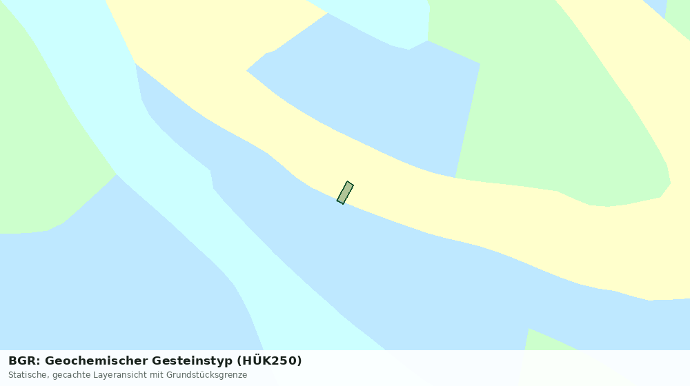 Statische Kartenansicht: BGR: Geochemischer Gesteinstyp (HÜK250)