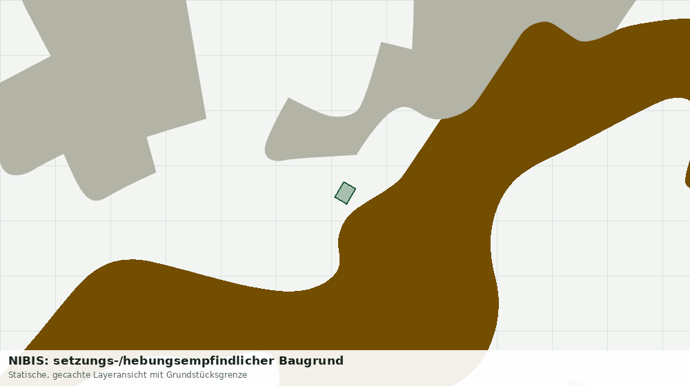 Statische Kartenansicht: NIBIS: setzungs-/hebungsempfindlicher Baugrund