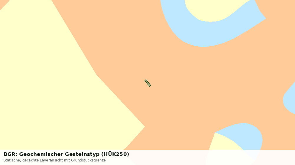 Statische Kartenansicht: BGR: Geochemischer Gesteinstyp (HÜK250)