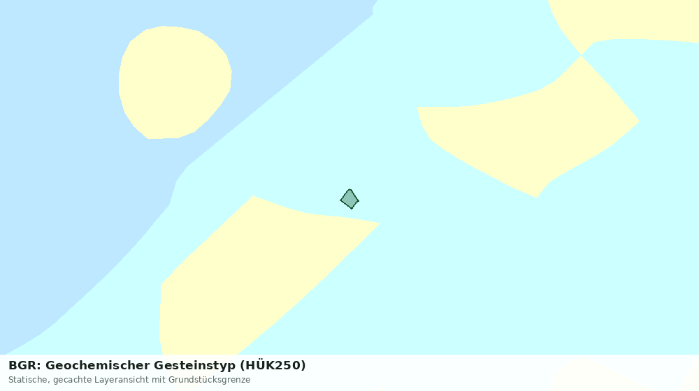Statische Kartenansicht: BGR: Geochemischer Gesteinstyp (HÜK250)