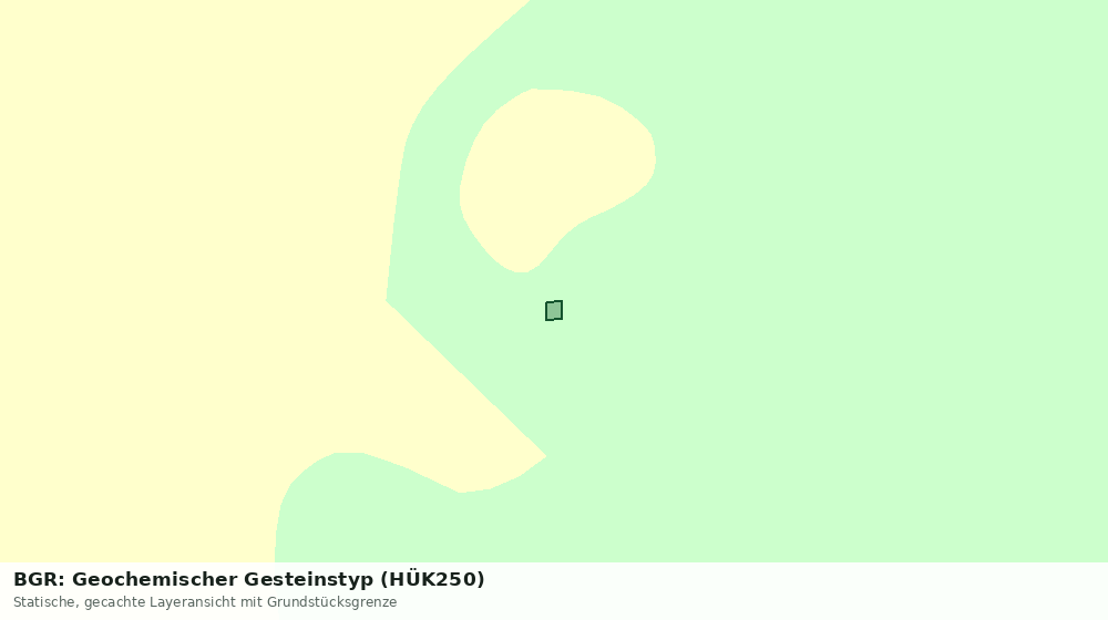 Statische Kartenansicht: BGR: Geochemischer Gesteinstyp (HÜK250)