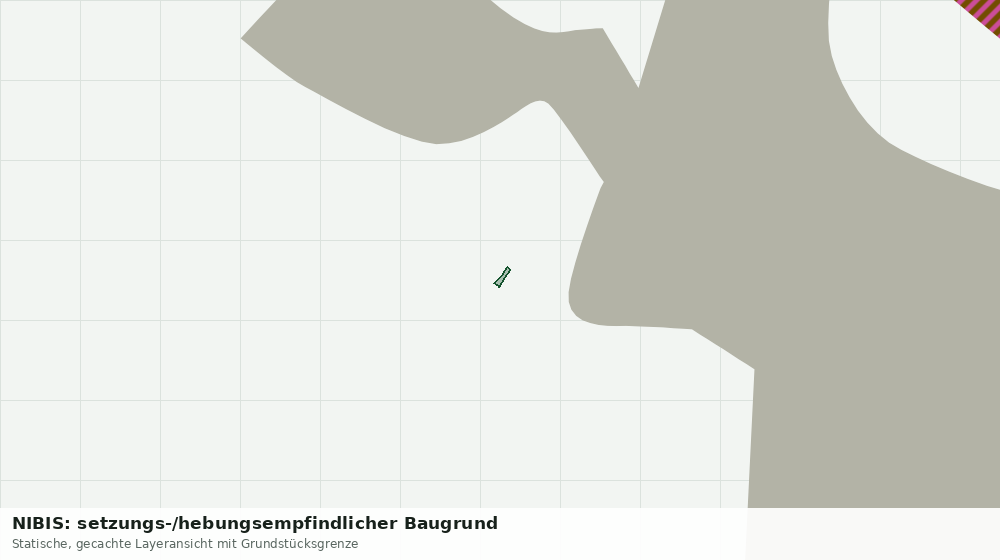 Statische Kartenansicht: NIBIS: setzungs-/hebungsempfindlicher Baugrund