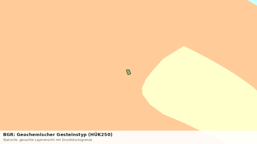 Statische Kartenansicht: BGR: Geochemischer Gesteinstyp (HÜK250)