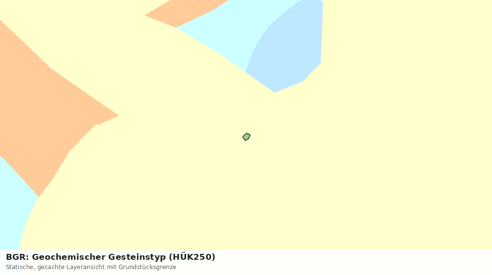 Statische Kartenansicht: BGR: Geochemischer Gesteinstyp (HÜK250)