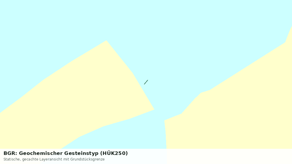Statische Kartenansicht: BGR: Geochemischer Gesteinstyp (HÜK250)