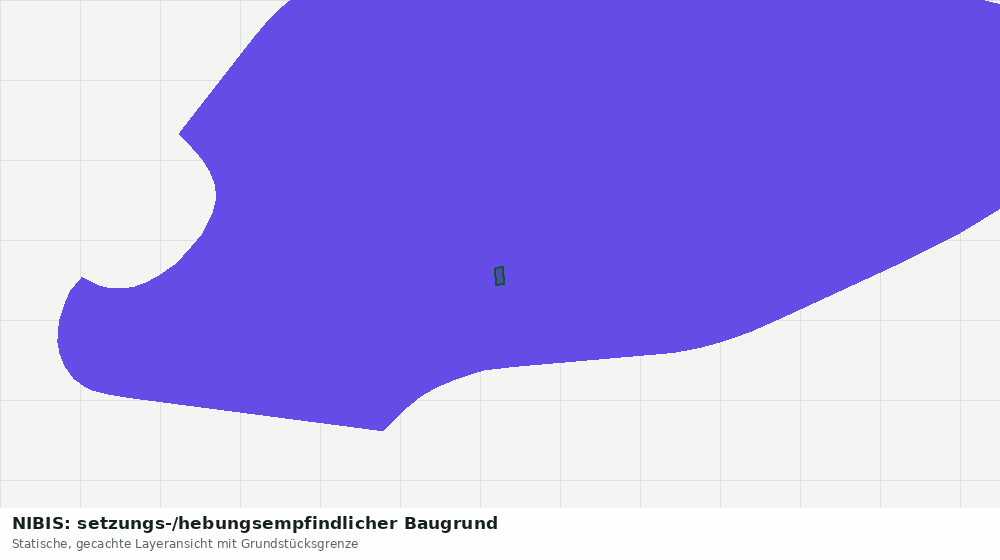 Statische Kartenansicht: NIBIS: setzungs-/hebungsempfindlicher Baugrund