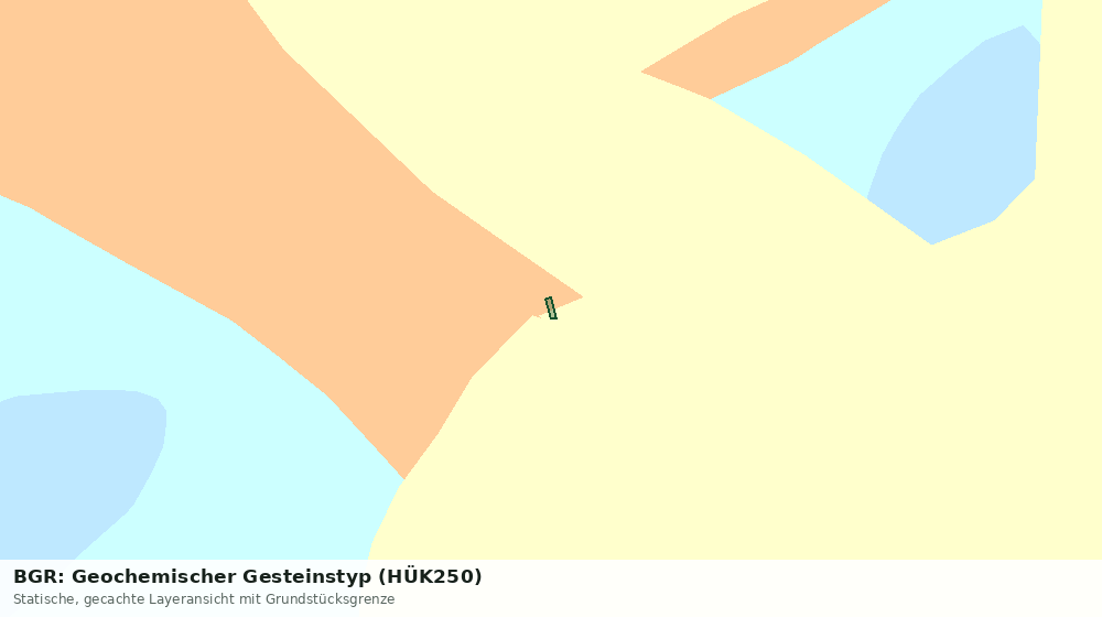 Statische Kartenansicht: BGR: Geochemischer Gesteinstyp (HÜK250)