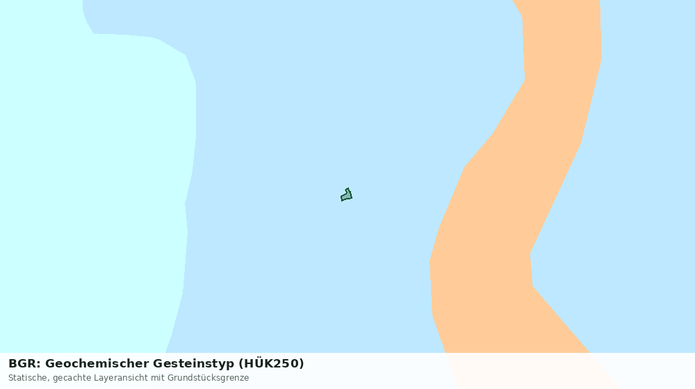 Statische Kartenansicht: BGR: Geochemischer Gesteinstyp (HÜK250)