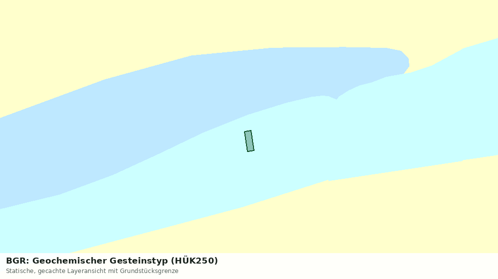 Statische Kartenansicht: BGR: Geochemischer Gesteinstyp (HÜK250)