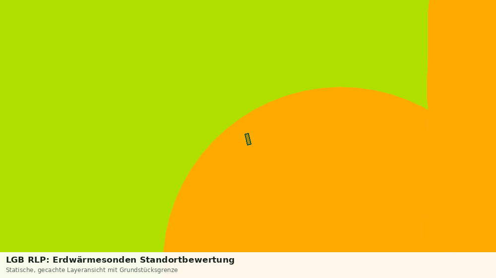 Statische Kartenansicht: LGB RLP: Erdwärmesonden Standortbewertung