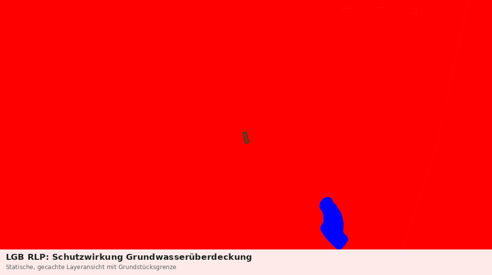 Statische Kartenansicht: LGB RLP: Schutzwirkung Grundwasserüberdeckung