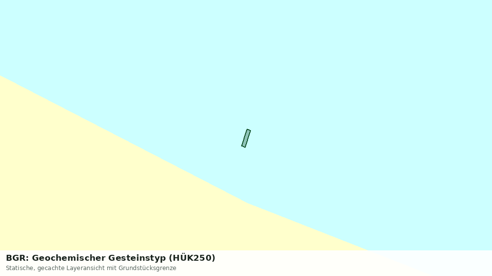 Statische Kartenansicht: BGR: Geochemischer Gesteinstyp (HÜK250)